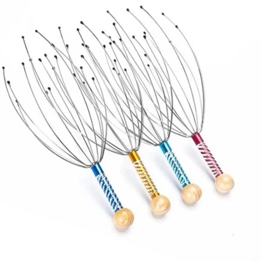 🦑Masażer głowy „Ośmiorniczka” na stres i ból głowy